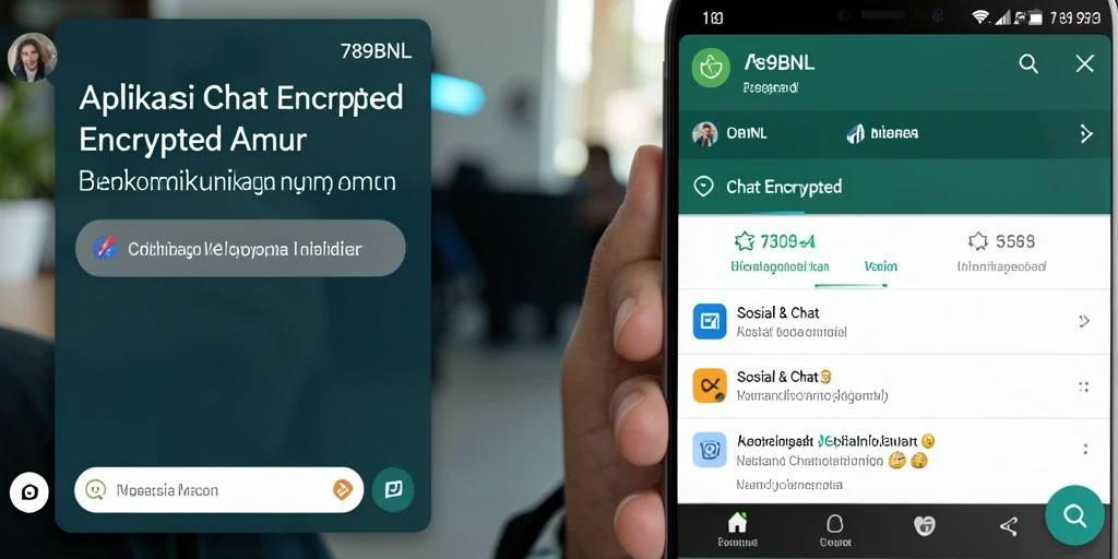 Antarmuka pengguna 789BNL yang sederhana dan aman untuk chat.