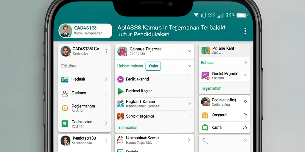 Tampilan antarmuka CADAS138 yang sederhana dan intuitif.