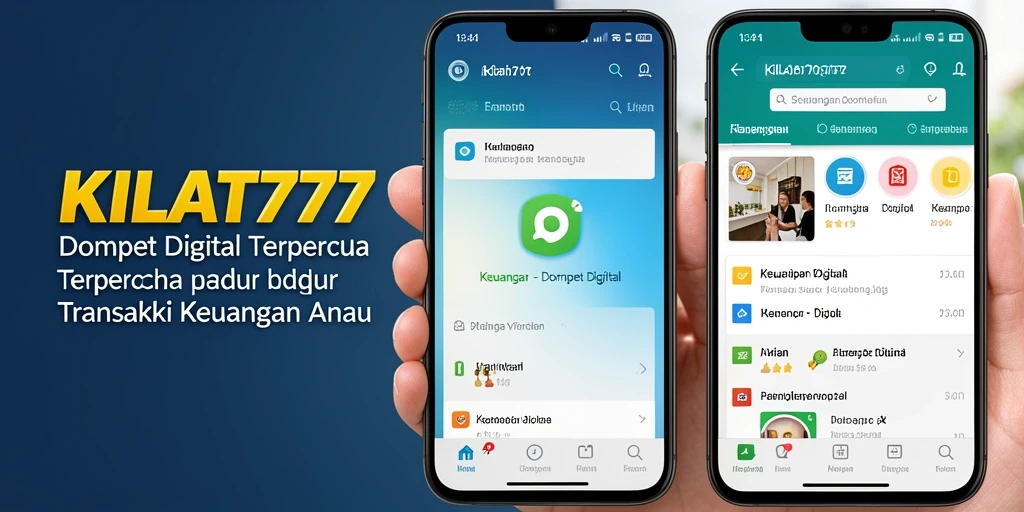 Antarmuka KILAT777 yang intuitif untuk transaksi Dompet Digital.