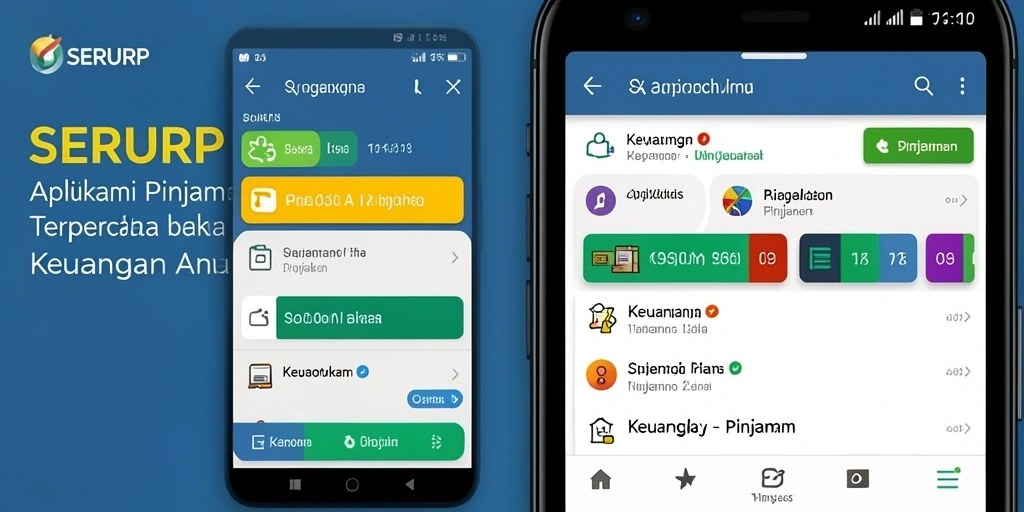 Antarmuka aplikasi SERURP yang sederhana dan intuitif.