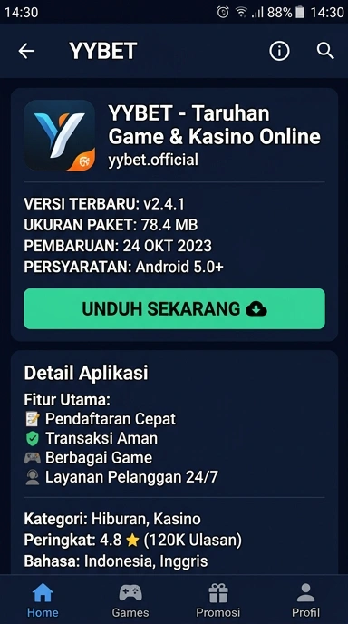 Panduan Unduh dan Instal APK yybet untuk Android